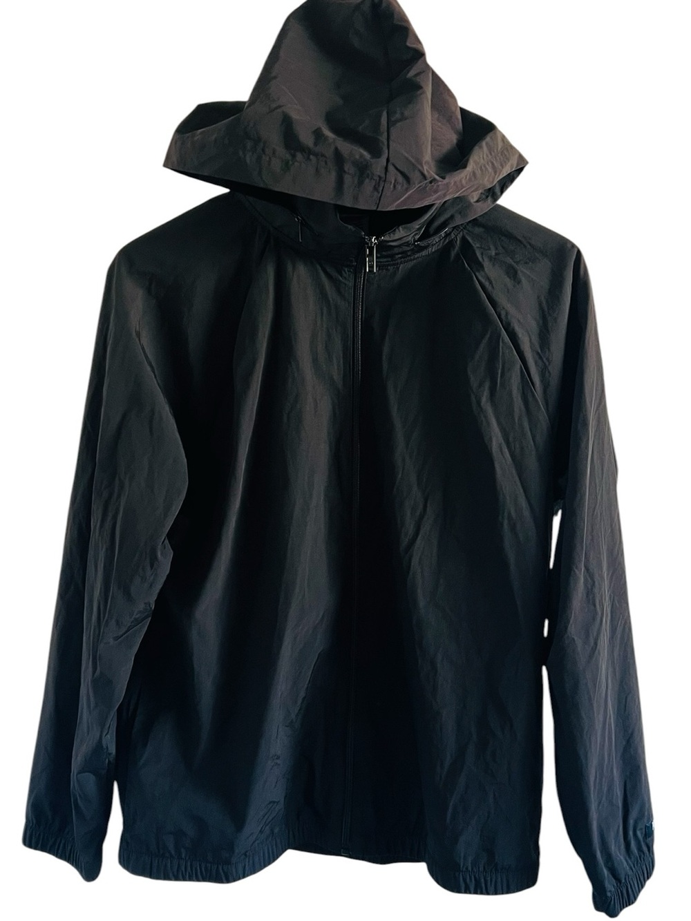 PINK Victoria Secret Black Hooded Windbreaker Jacket